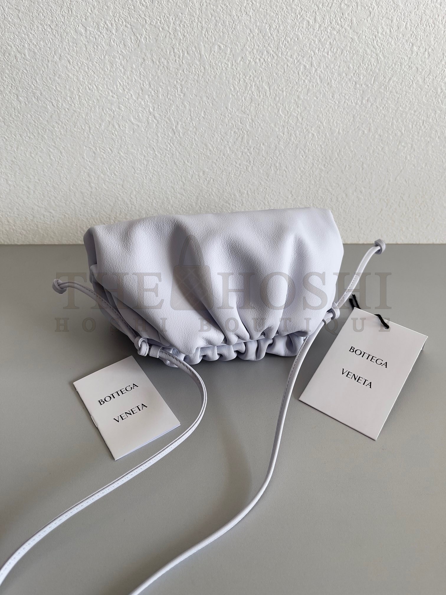 B0tt*ga Ven*ta Mini Pouch Bag In Mirth Washed Calfskin Master Quality