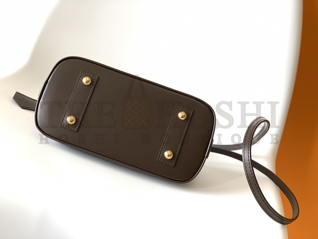 L0vis Vvtt0n LV Women Alma BB Handbag in Graphic Damier Ebene Canvas N41221 M53152 Master Quality