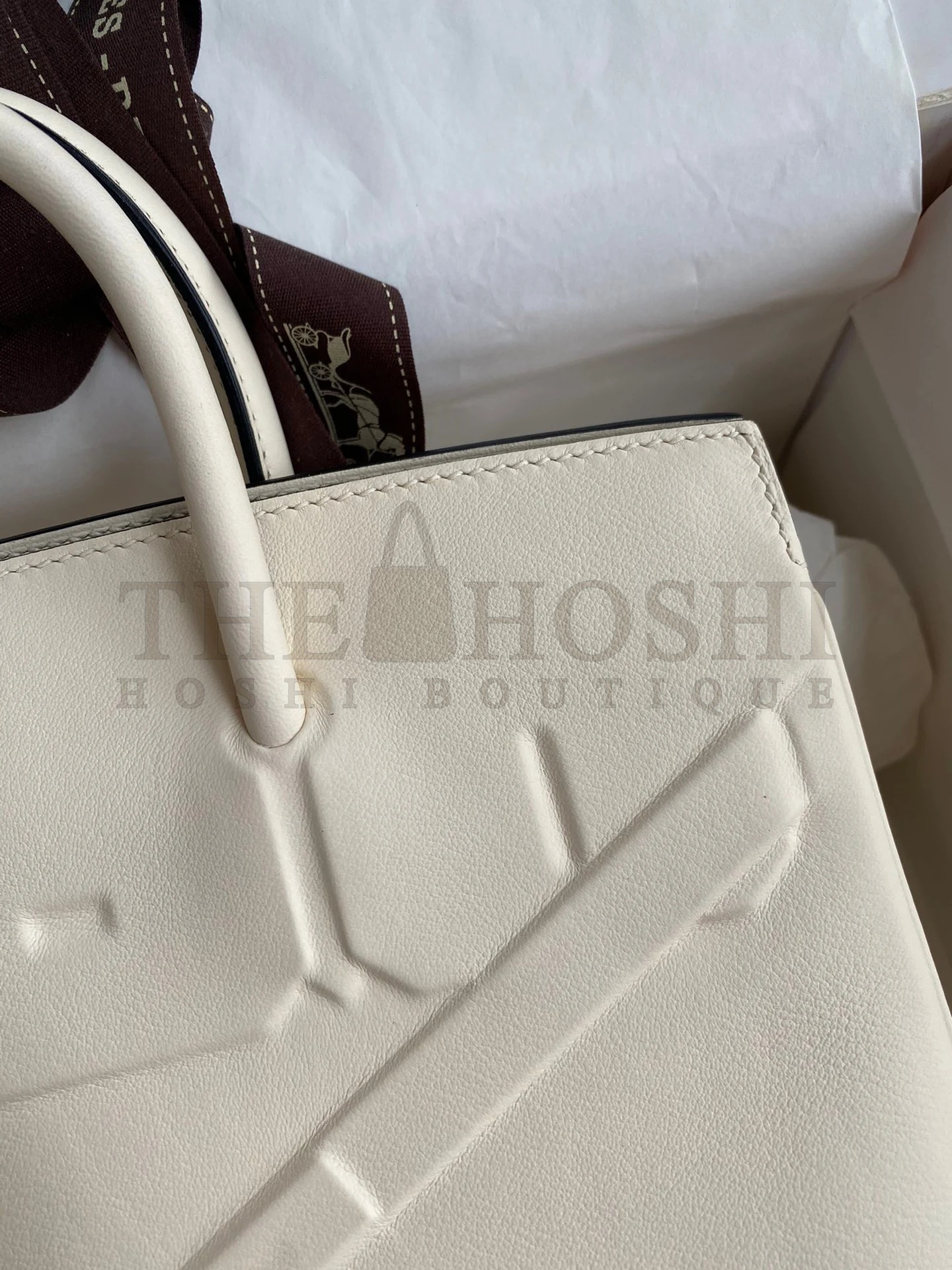 H**me5 Shadow Birkin 25 Limited Edition Bag In Craie Swift Calfskin Master Quality