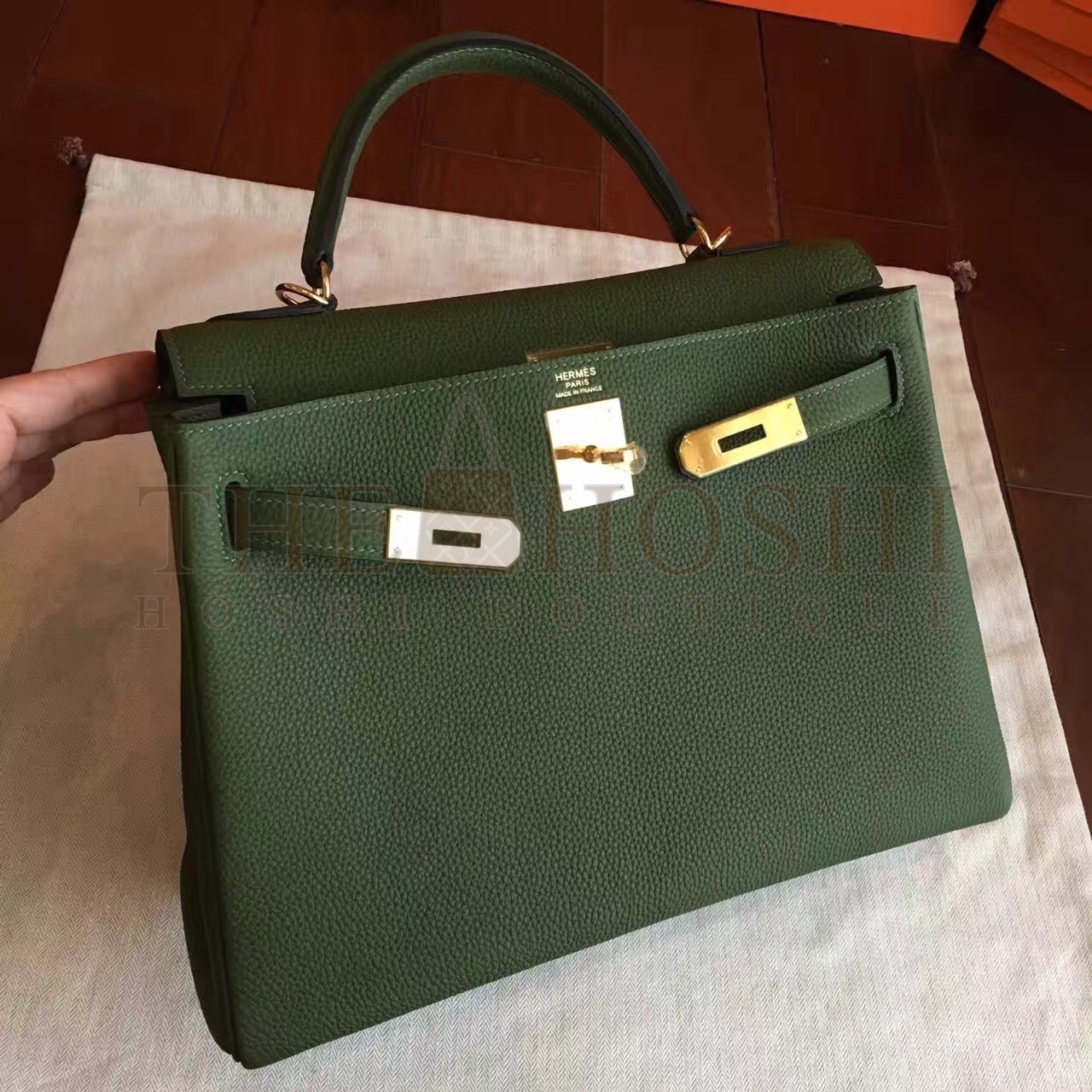 H**me5 Canopee Clemence Kelly Retourne 32cm Handmade Bag Master Quality