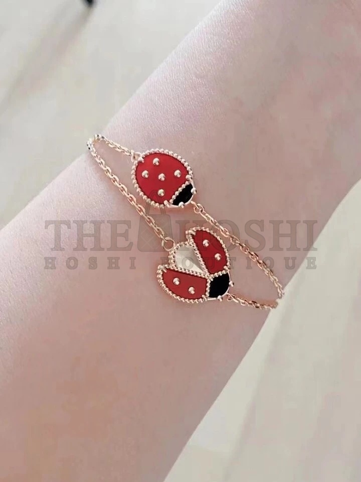 V*n Cl**f & Arpels Ladybug Bracelet Replica, Lucky Spring bracelet Master Quality