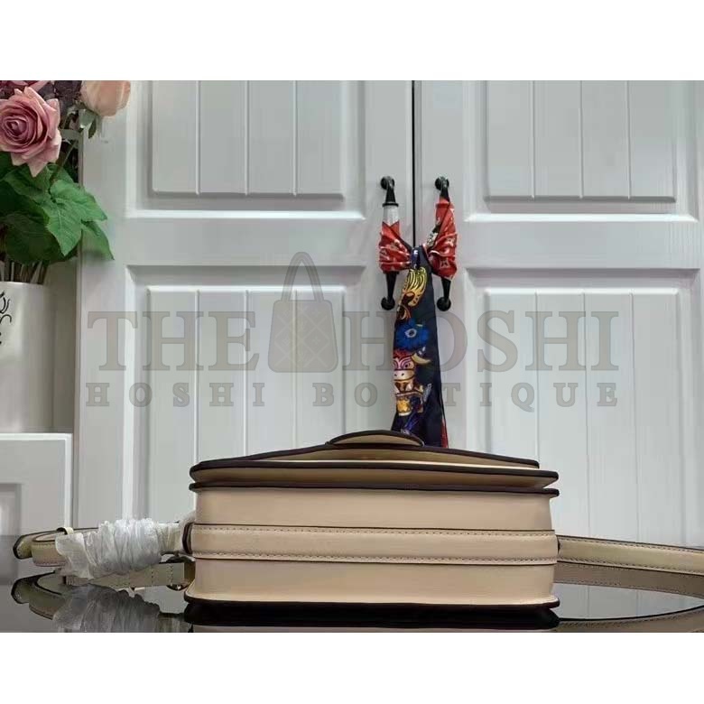 L0vis Vvtt0n LV Women Pont 9 Handbag Cream Smooth Calfskin Cowhide Leather Master Quality