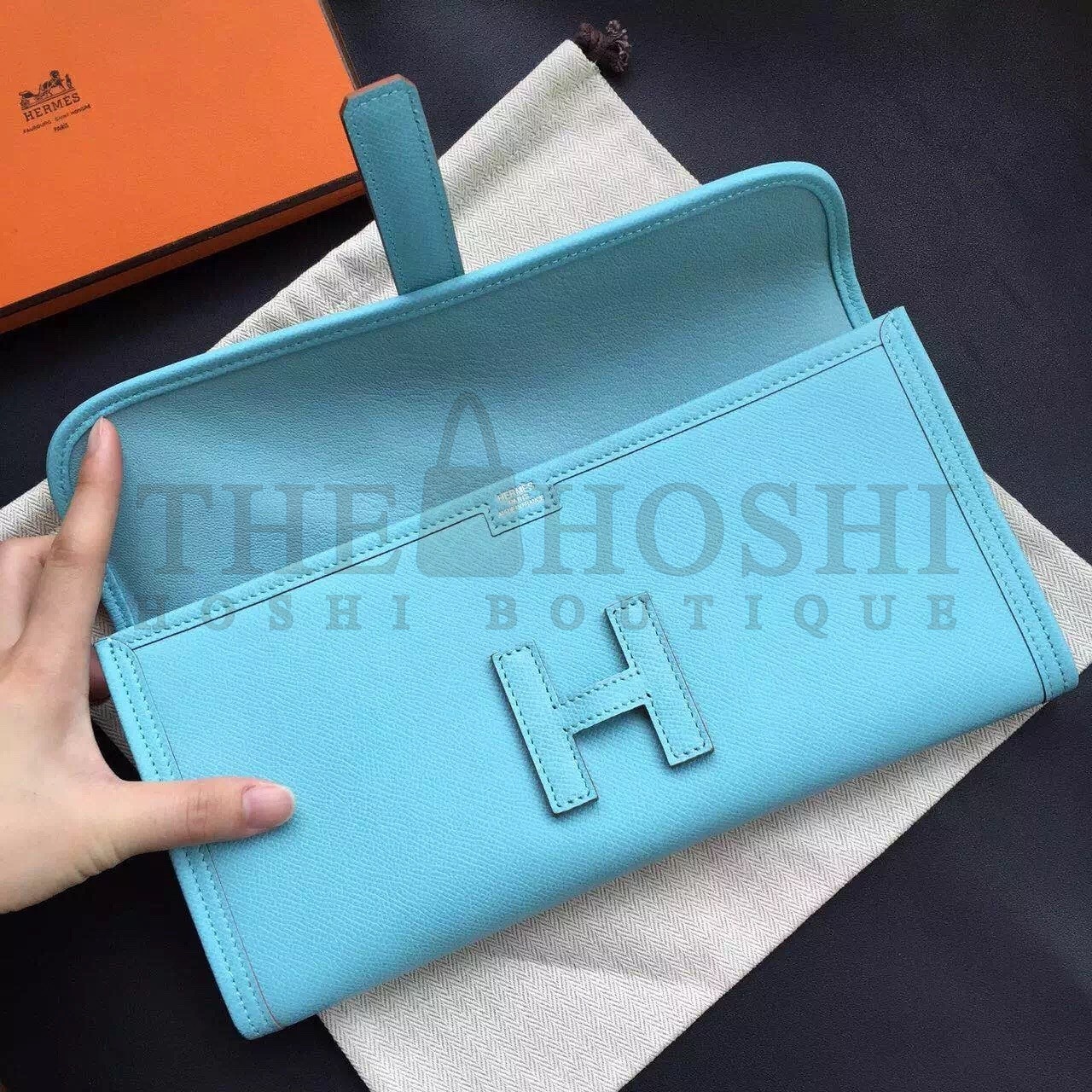 H**me5 Blue Atoll Epsom Jige Elan 29 Clutch Bag Master Quality