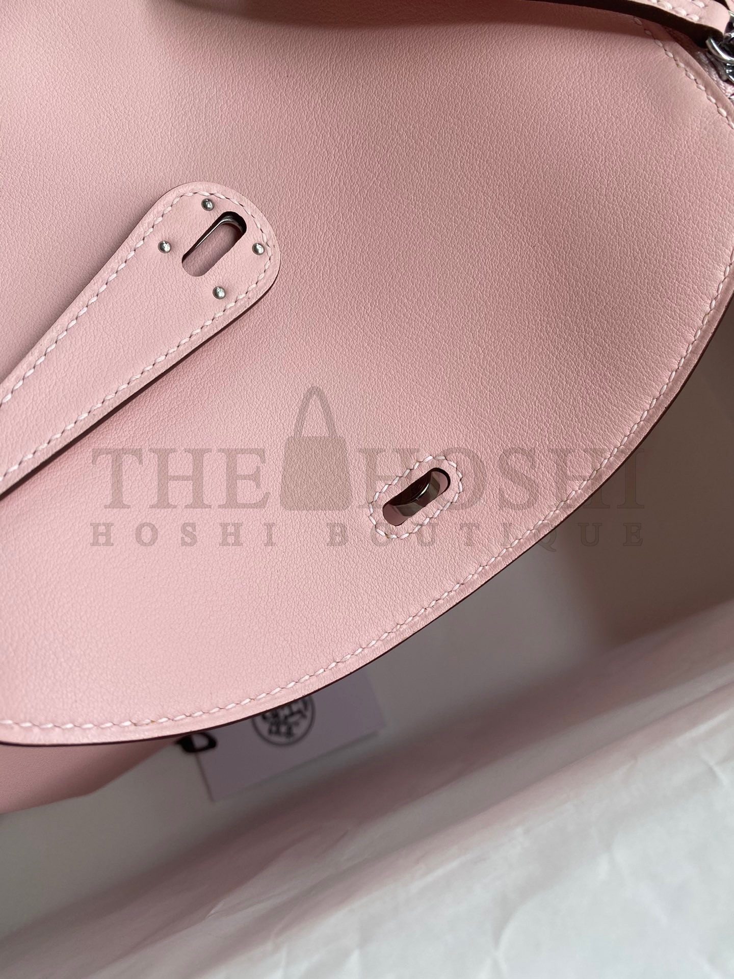 H**me5 Lindy 26 Handmade Bag In Rose Sakura Swift Calfskin Master Quality