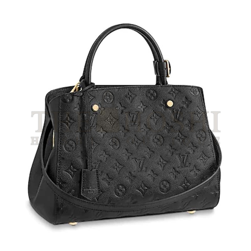 L0vis Vvtt0n LV Women Montaigne MM Handbag Monogram Empreinte Leather Master Quality