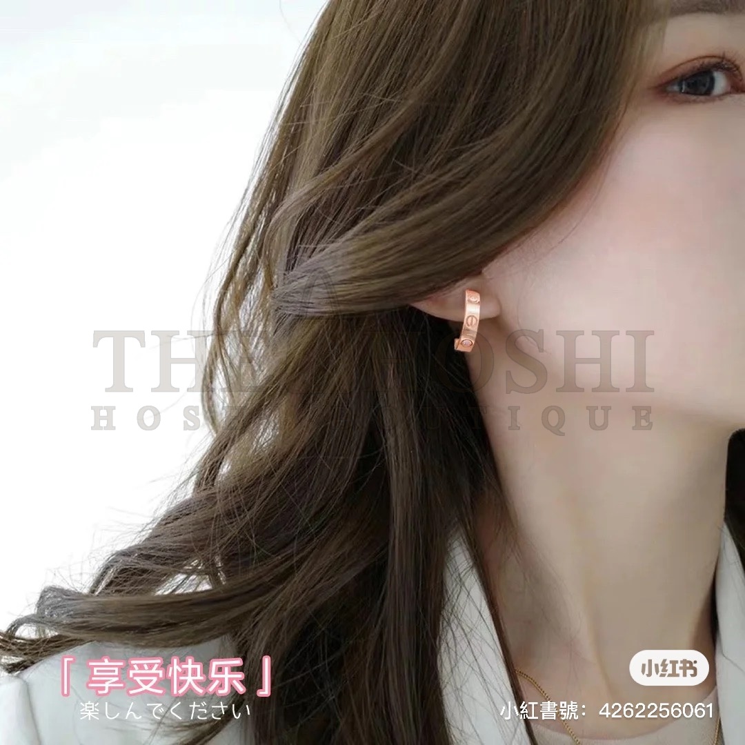 Ca*t1er Earrings with Thread Master Quality