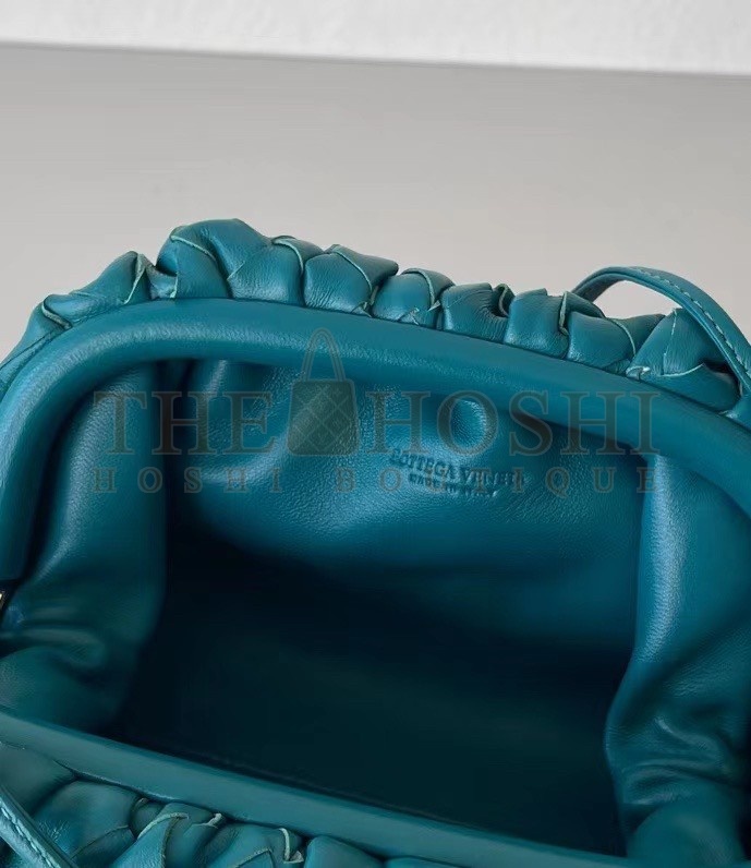 B0tt*ga Ven*ta Mini Pouch In Mallard Intrecciato Lambskin Master Quality