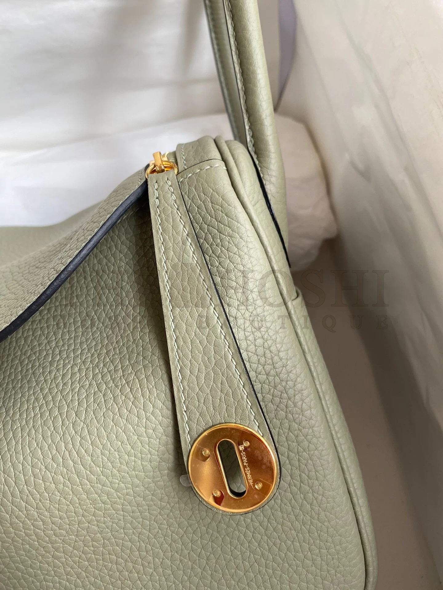 H**me5 Lindy 26 Handmade Bag In Sauge Clemence Leather Master Quality