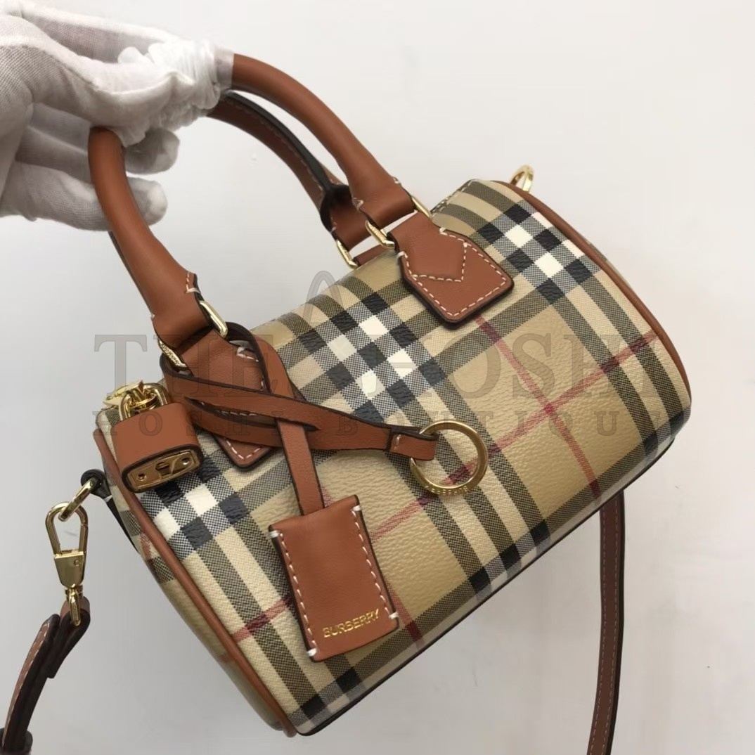 Bv*b*rry Mini Check Bowling Bag Master Quality