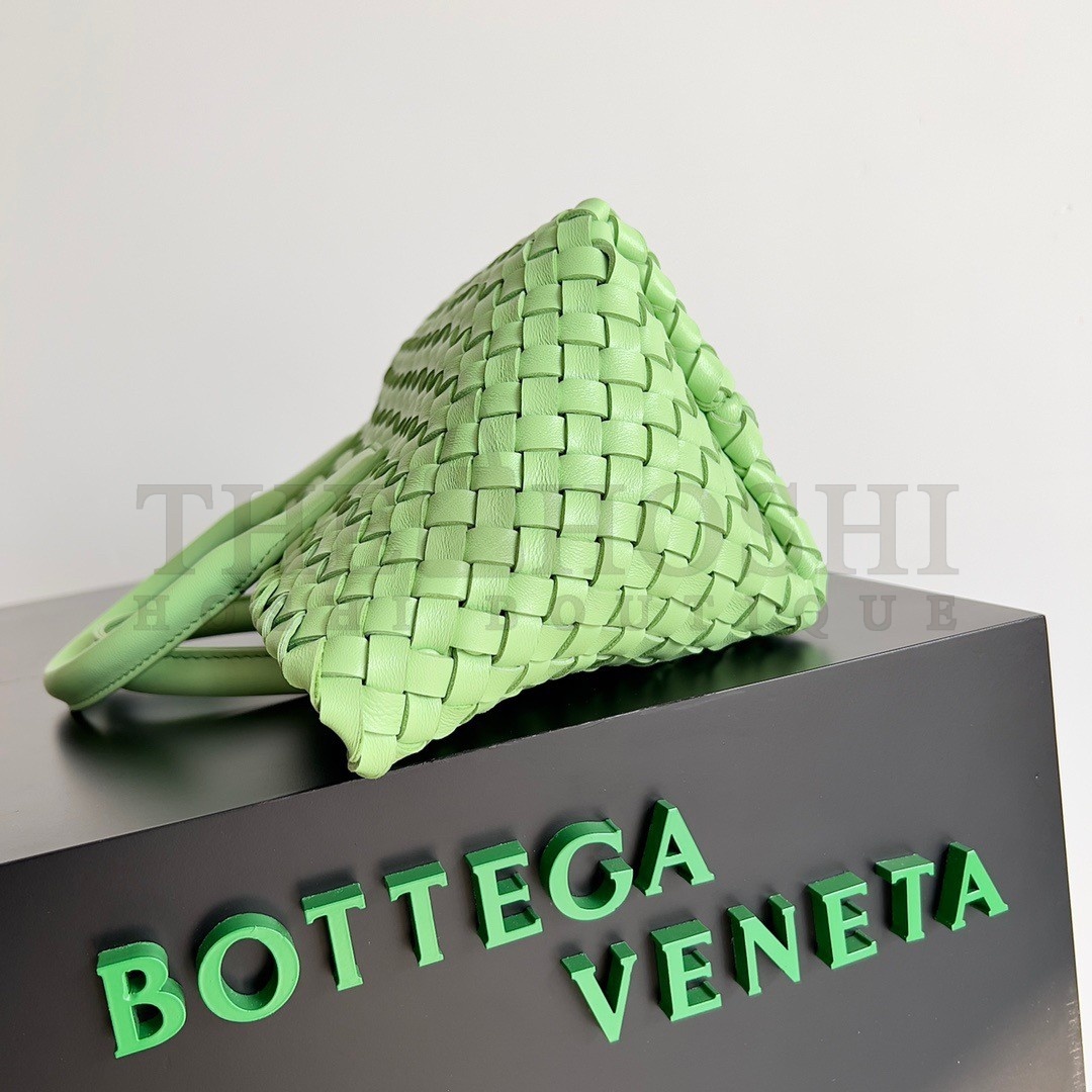 B0tt*ga Ven*ta Cabat Mini Bag In Pistachio Intrecciato Lambskin Master Quality