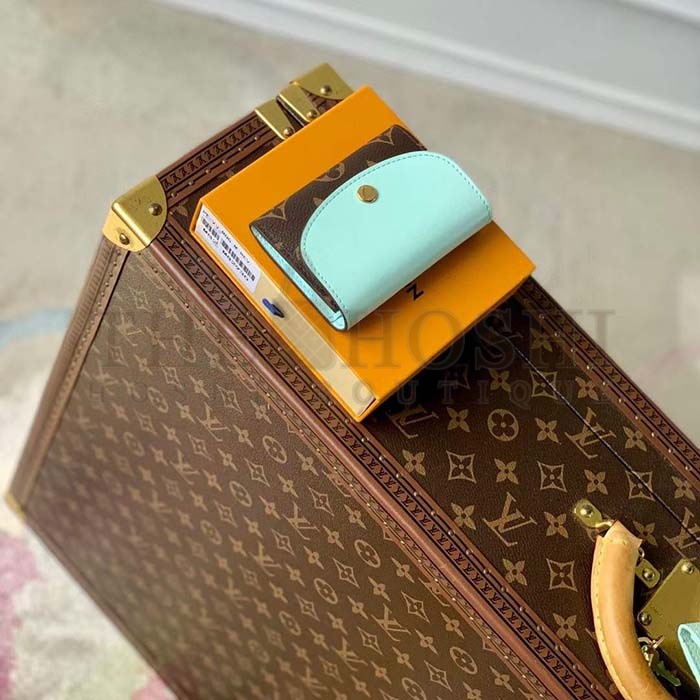 L0vis Vvtt0n Unisex LV Rosalie Coin Purse Spring Green Monogram Coated Canvas M83582 Master Quality