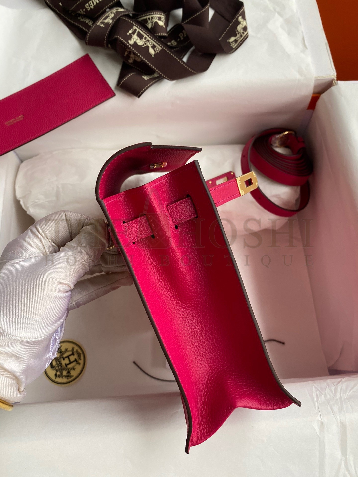 H**me5 Kelly Danse II Bag In Rose Mexico Evercolor Calfskin Master Quality