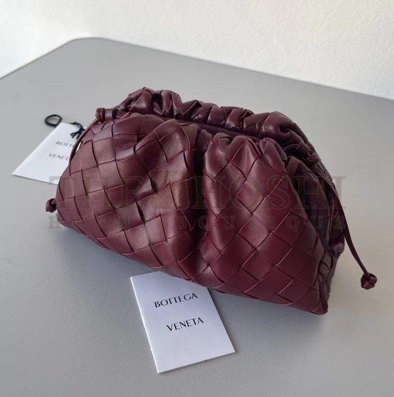 B0tt*ga Ven*ta Mini Pouch In Grape Intrecciato Lambskin Master Quality