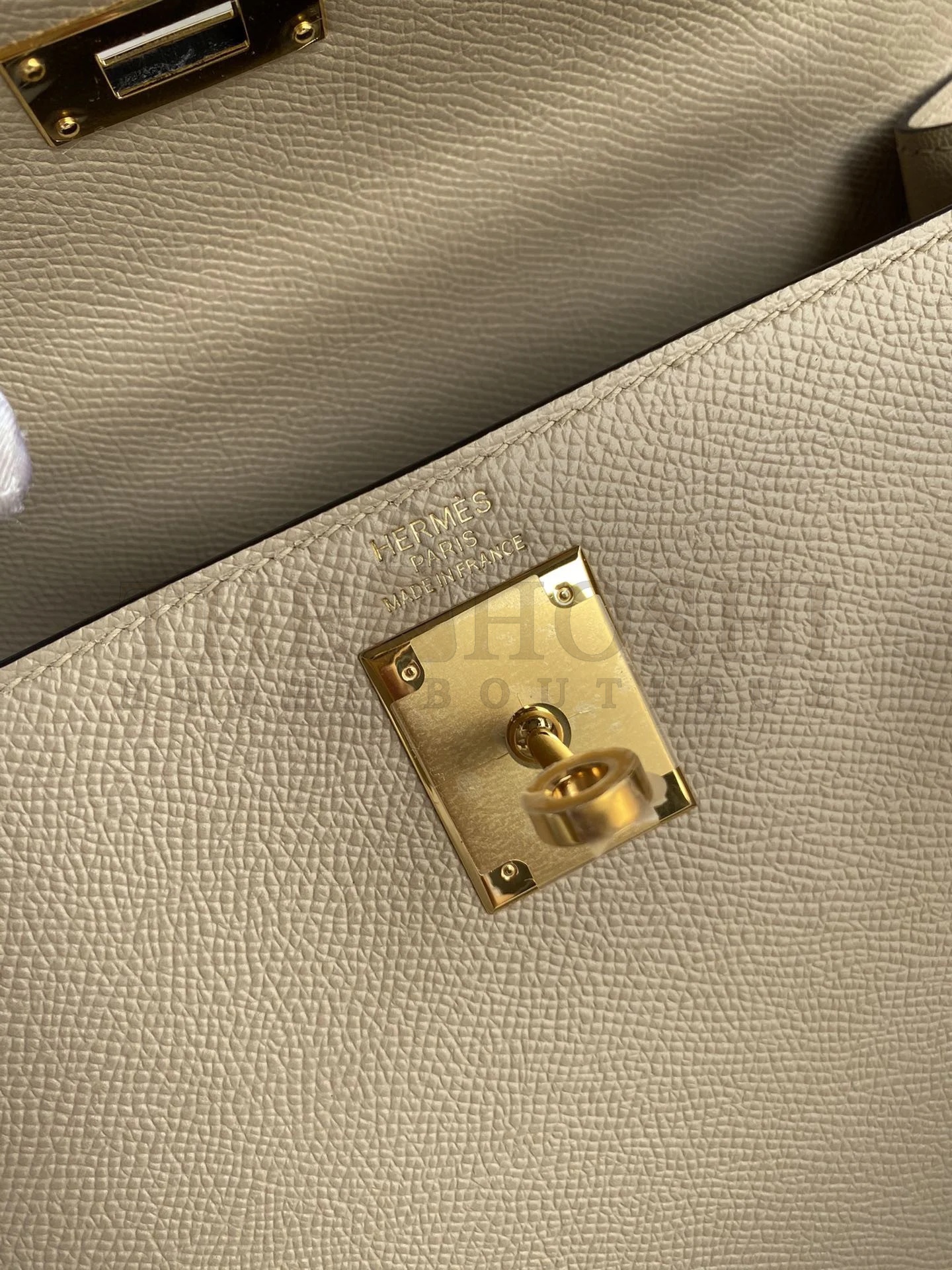 H**me5 Kelly Sellier 28 Handmade Bag In Trench Epsom Calfskin Master Quality