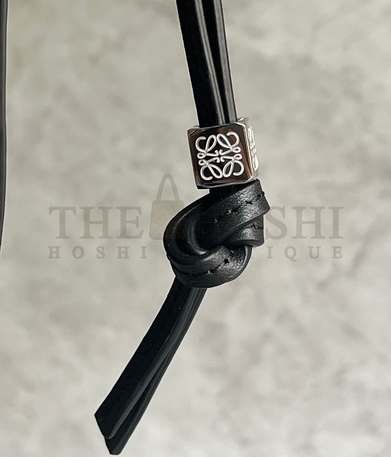 L0ew* Mini Hammock Hobo Bag in Black Calfskin Master Quality