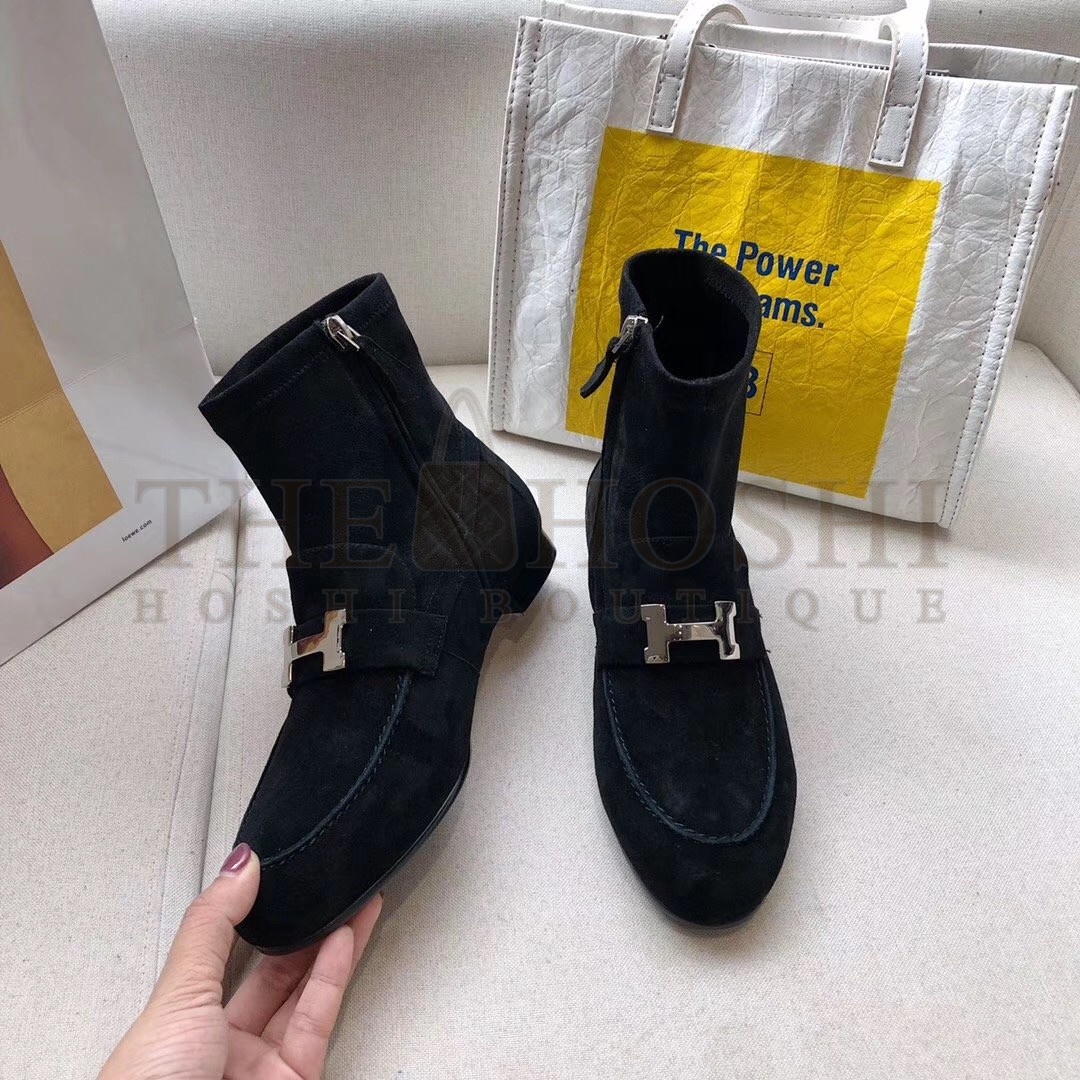 H**me5 Black Saint Honore Ankle Boots Master Quality