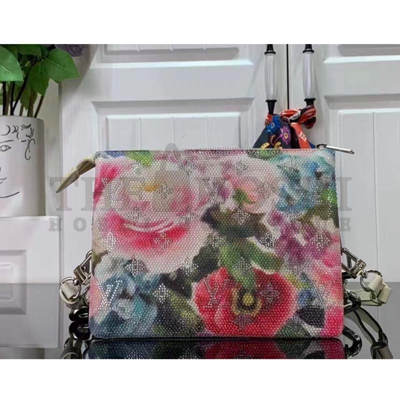 L0vis Vvtt0n LV Women Capucines BB Handbag Multicolor Satin Textile Crystals Lambskin Master Quality