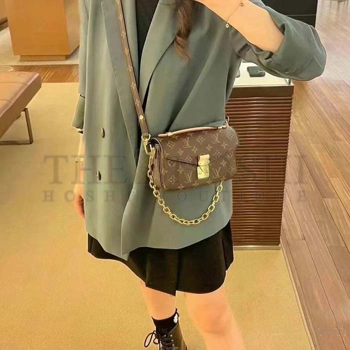 L0vis Vvtt0n LV Women Micro Metis Bag Monogram Coated Canvas Cowhide Leather Master Quality