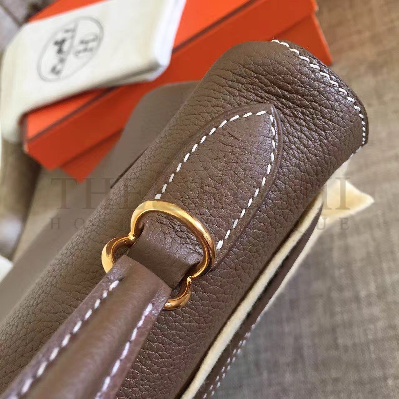 H**me5 Etoupe Clemence Kelly Retourne 32cm Handmade Bag Master Quality