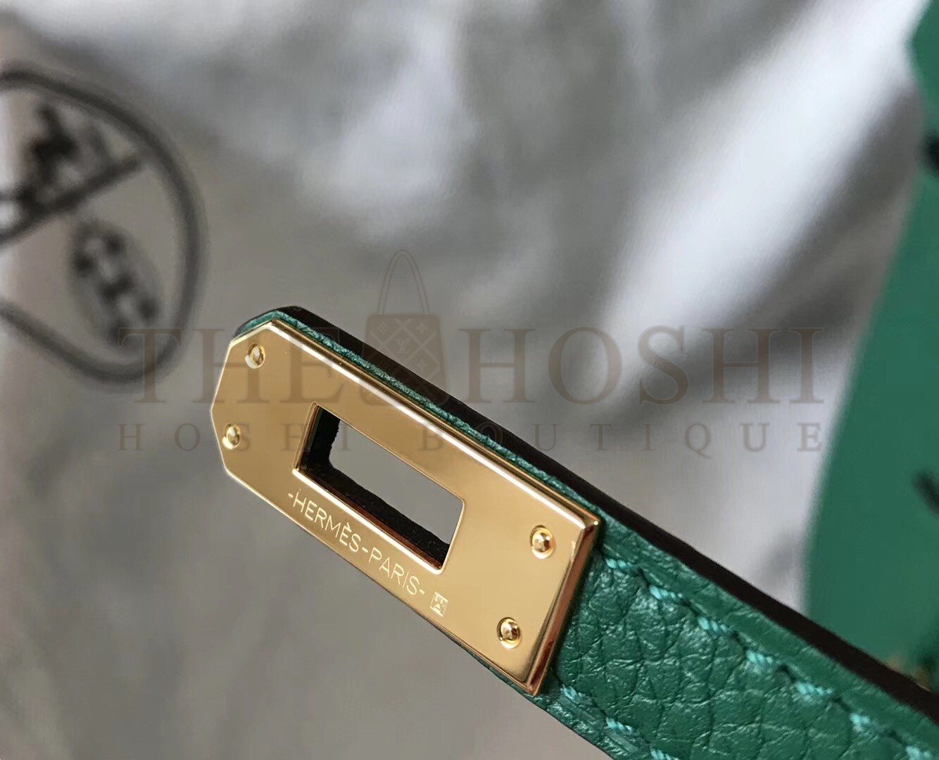 H**me5 Birkin 25cm Bag In Malachite Clemence Leather Master Quality