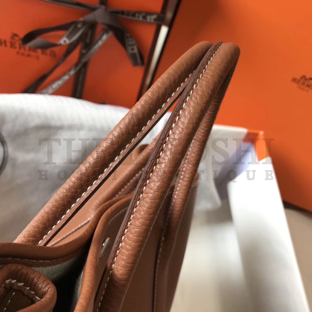 H**me5 Garden Party 36 Bag In Gold Clemence Leather Master Quality