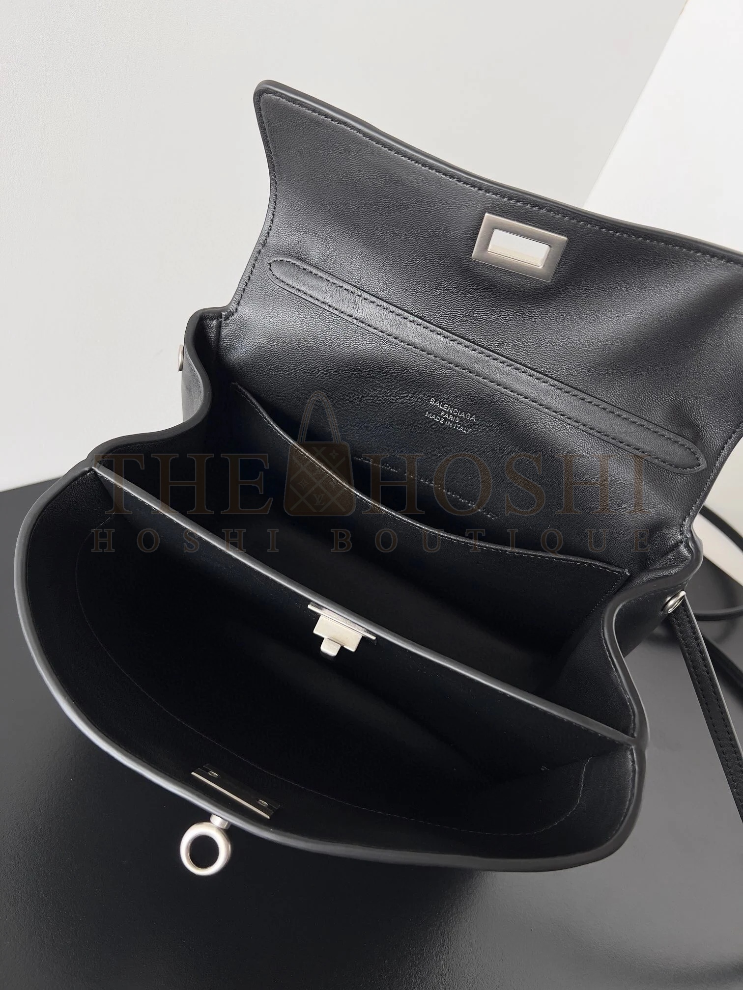 Ba1en*iaga Rodeo Mini Bag in Noir Calfskin Master Quality