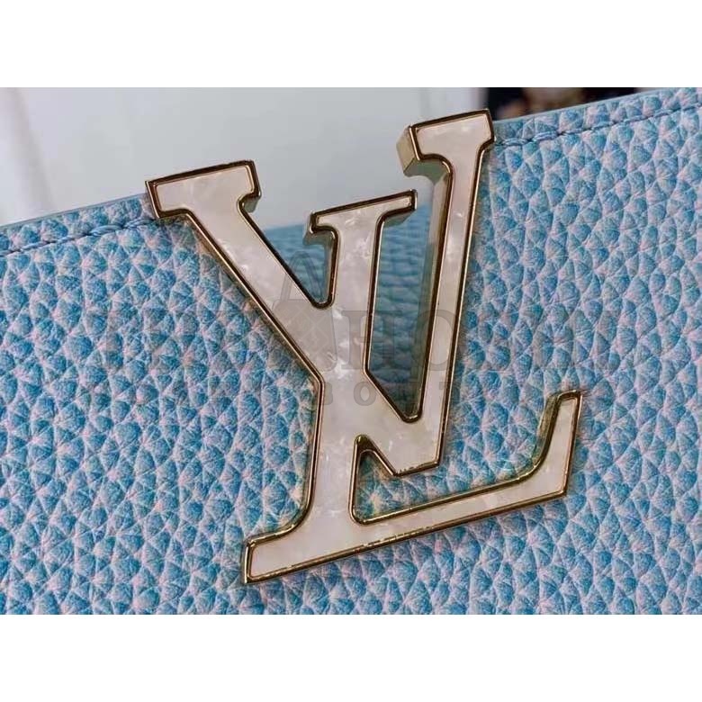 L0vis Vvtt0n LV Women Capucines BB Handbag Lilas Purple Taurillon Leather Shimmery Master Quality