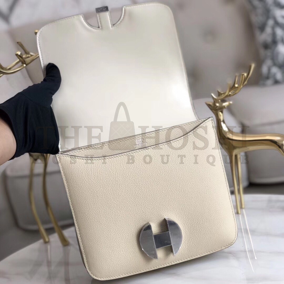 H**me5 2002 20cm Bag In Craie Evercolor Calfskin Master Quality