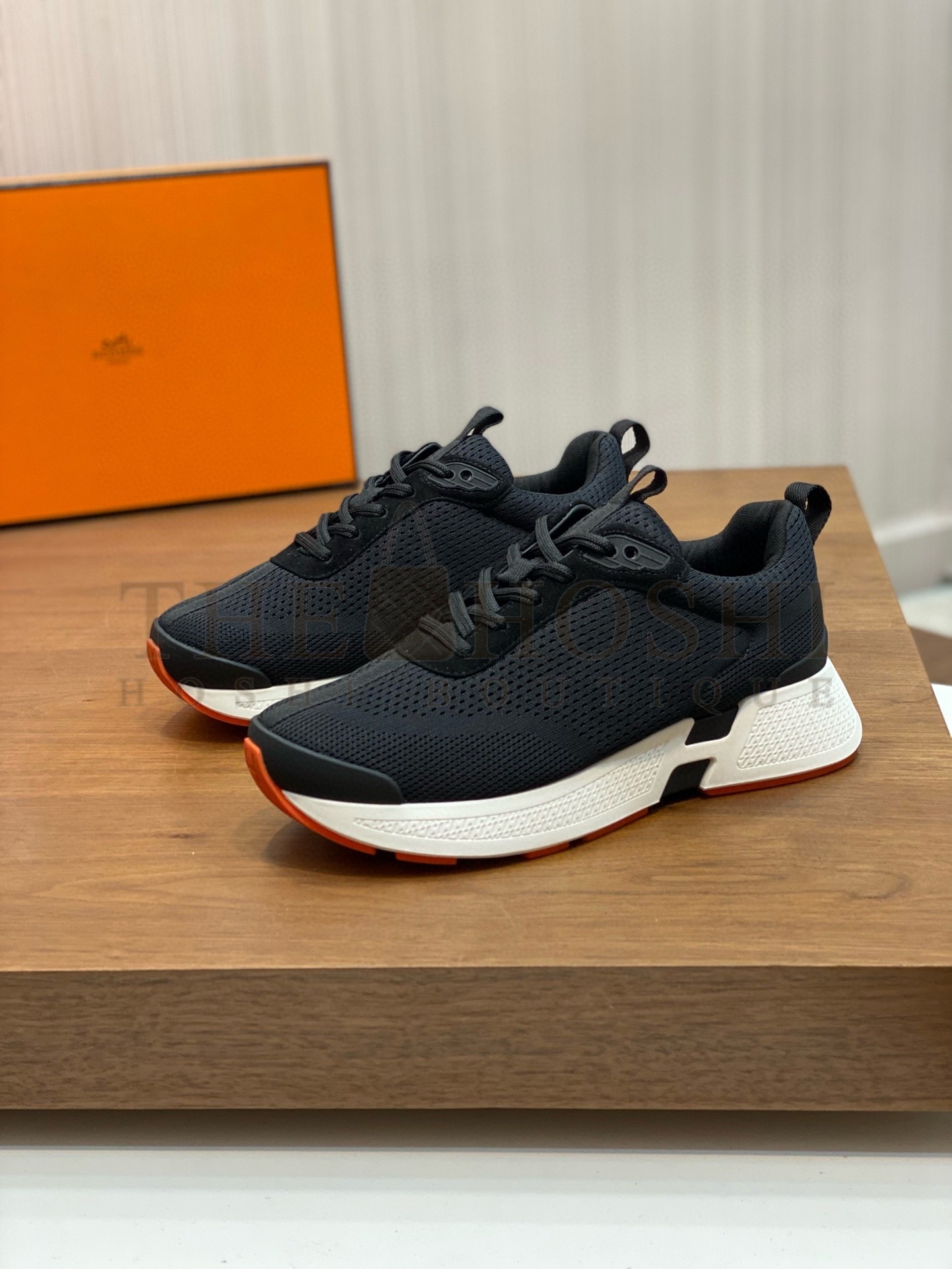 H**me5 Heros Sneakers in Black Technical Knit Master Quality