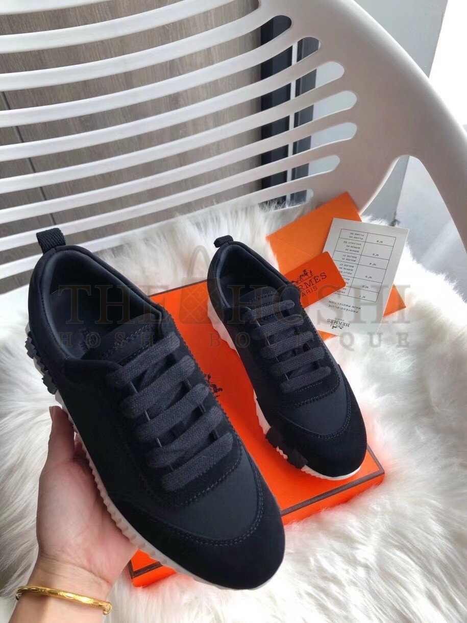 H**me5 Bouncing Sneakers In Black Canvas Master Quality