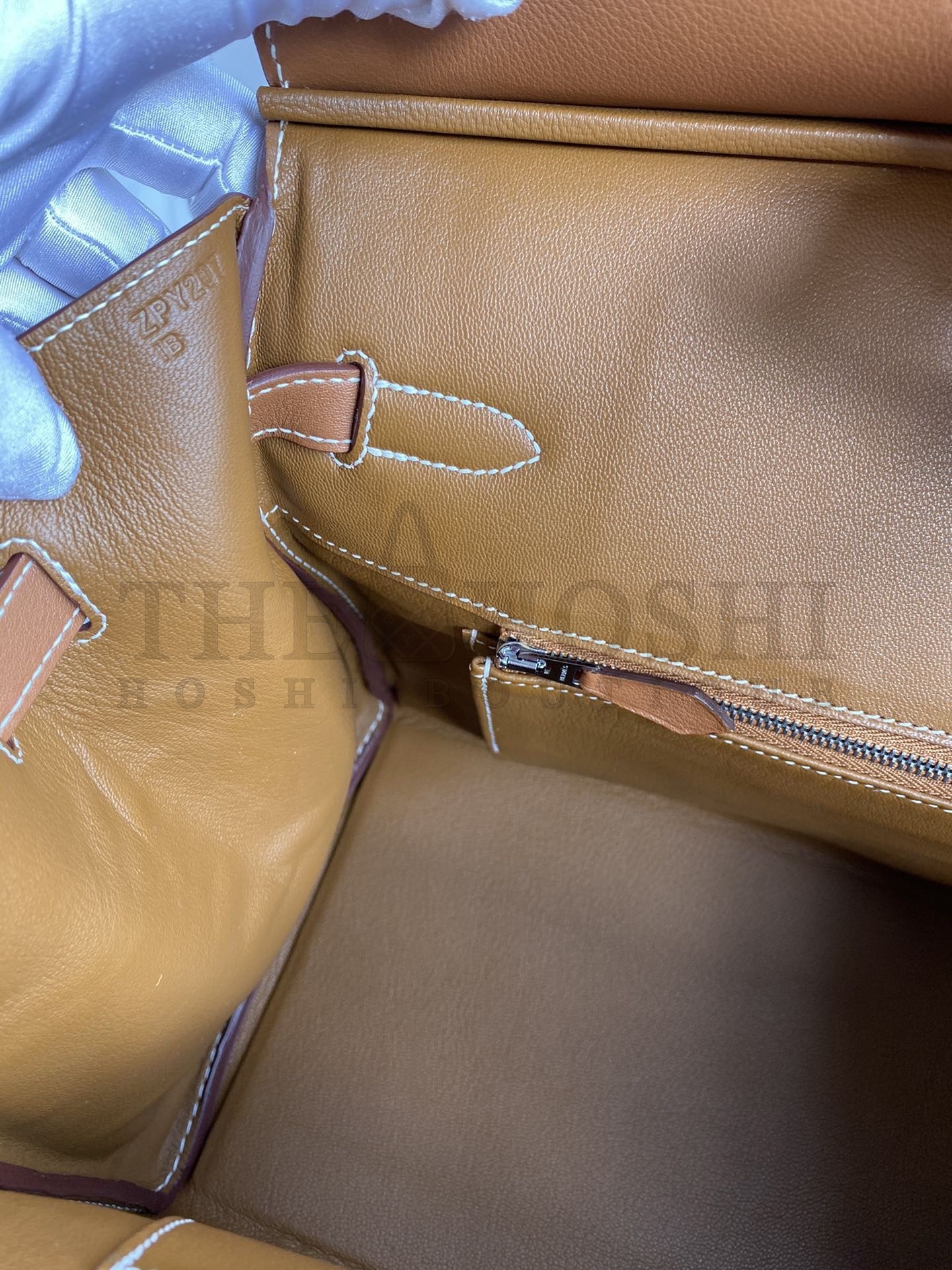 H**me5 Birkin 35 Handmade Bag In Toile & Gold Swift Leather Master Quality