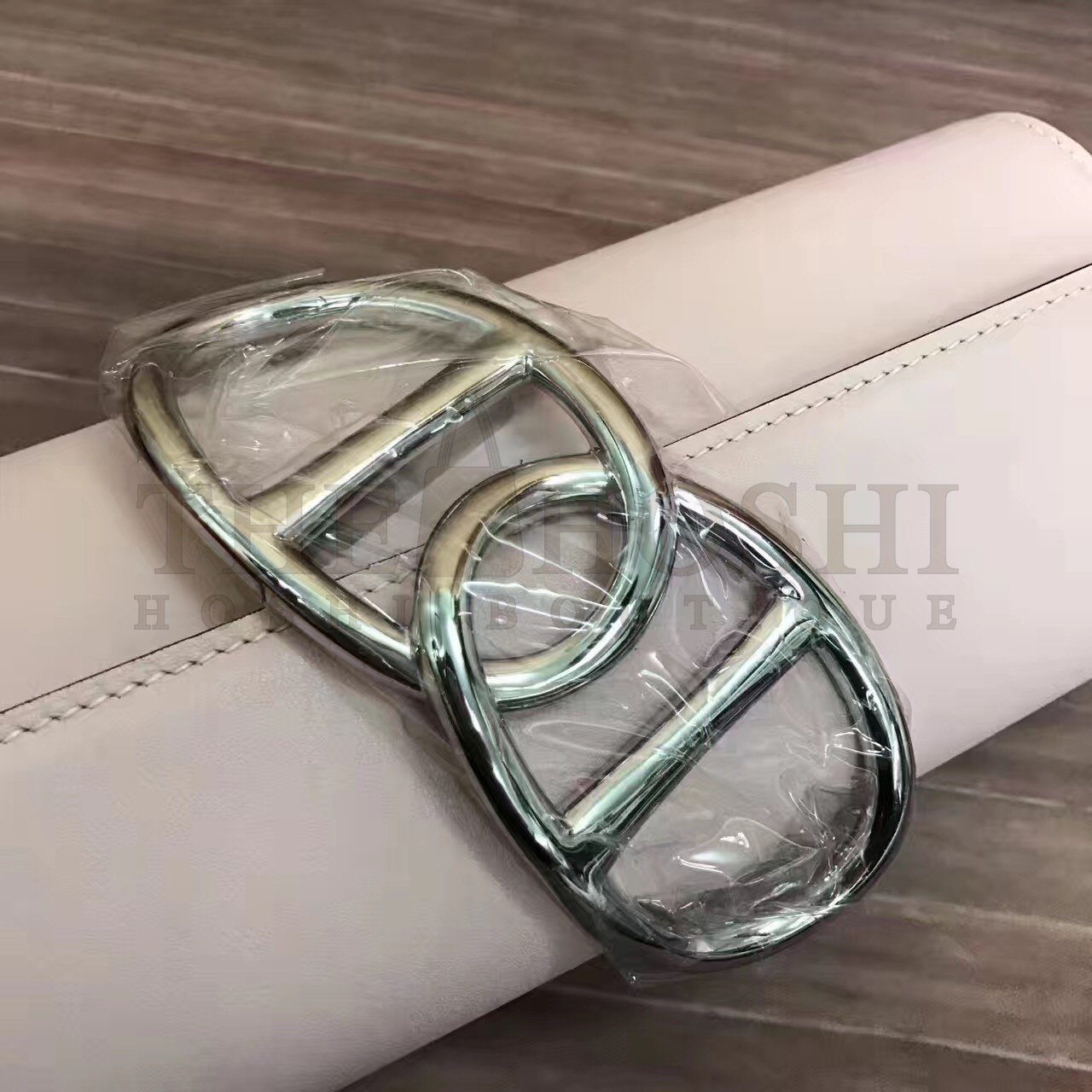 H**me5 Handmade Egee Clutch In Rose Dragee Swift Leather Master Quality