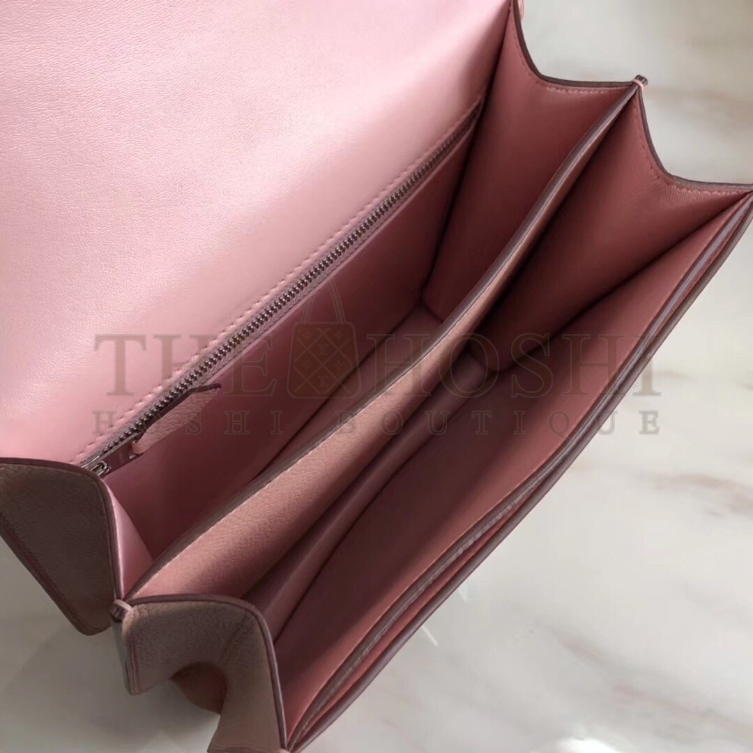 H**me5 2002 20cm Bag In Rose Sakura Evercolor Calfskin Master Quality