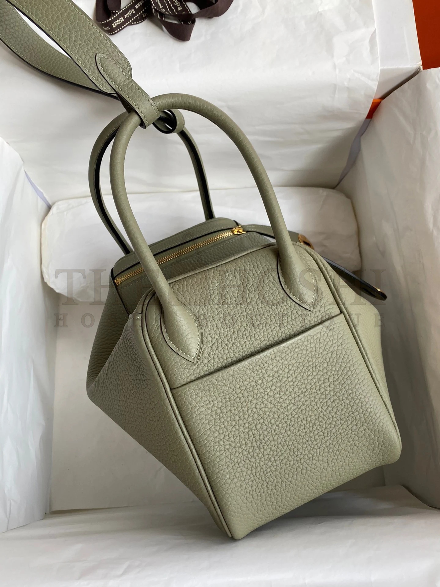 H**me5 Lindy 26 Handmade Bag In Sauge Clemence Leather Master Quality