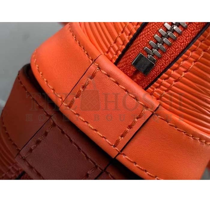 L0vis Vvtt0n LV Women Nano Alma Handbag Minnesota Orange Epi Grained Cowhide Leather Master Quality