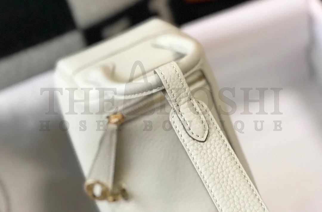 H**me5 Lindy Mini Bag In Craie Clemence Leather GHW Master Quality