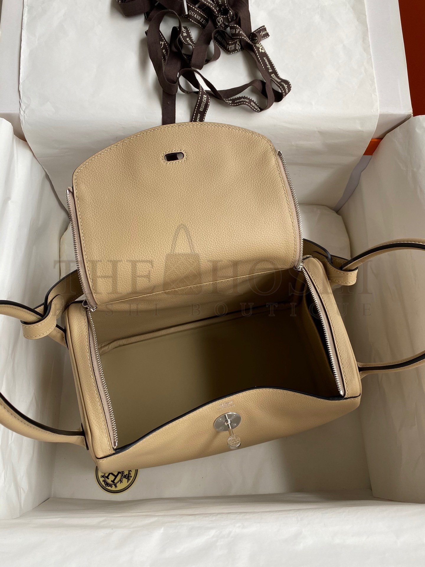 H**me5 Lindy 26 Handmade Bag In Trench Clemence Leather Master Quality