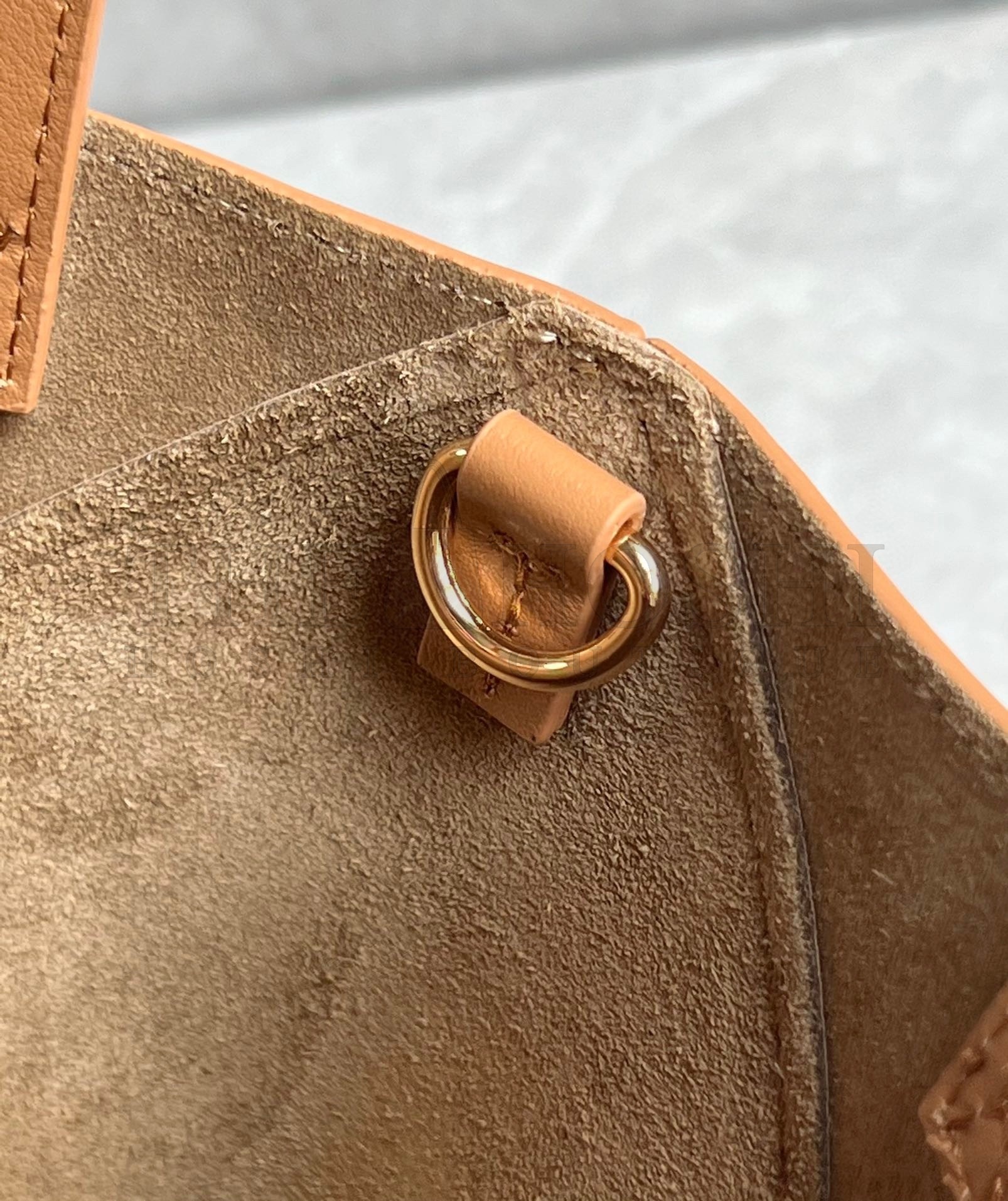 L0ew* Mini Puzzle Fold Tote Bag in Tan Calfskin Master Quality