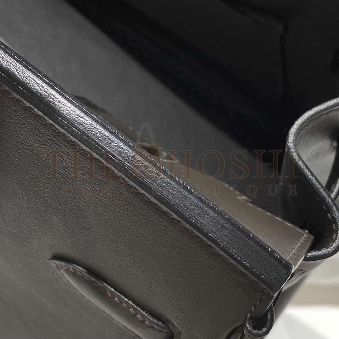 H**me5 Birkin Shoulder Mini 29cm Swift Leather 8F Tin black and Hardware Master Quality