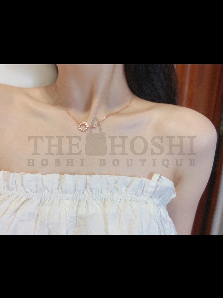 Ca*t1er LOVE NECKLACE, 2 D1am0ndS Master Quality