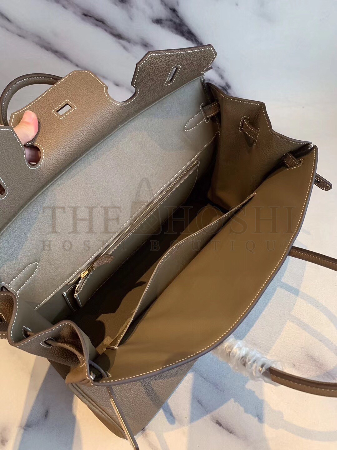 H**me5 Taupe Clemence Birkin 40cm Handmade Bag Master Quality