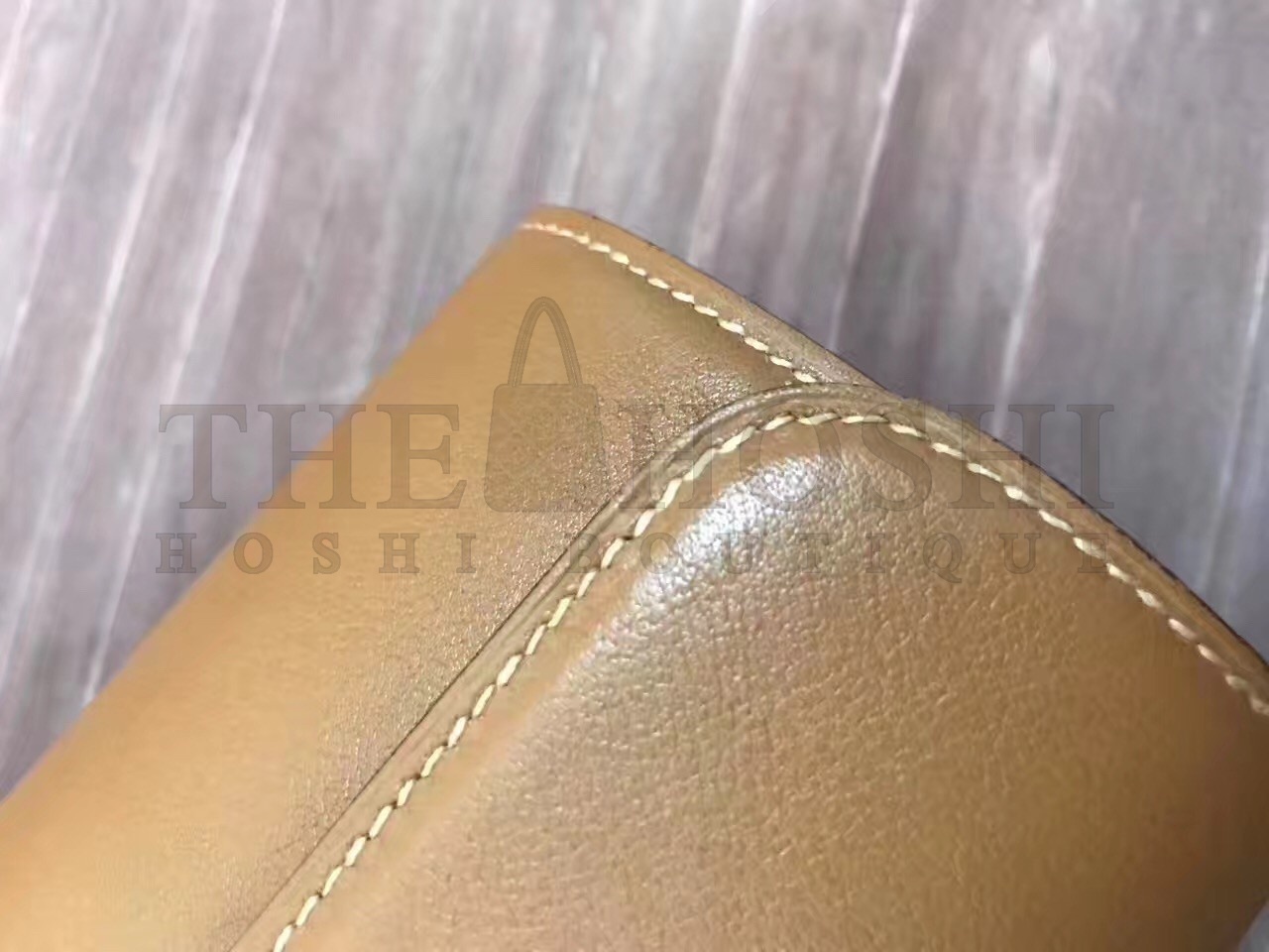 H**me5 Handmade Egee Clutch In Caramel Swift Leather Master Quality