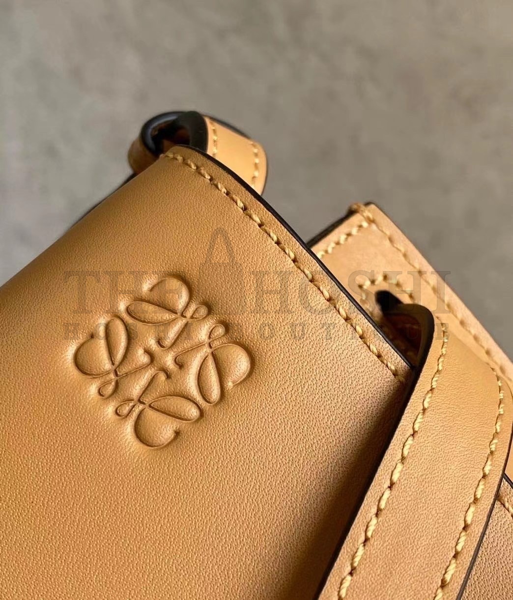 L0ew* Mini Gate Dual Bag In Brown Calfskin Master Quality