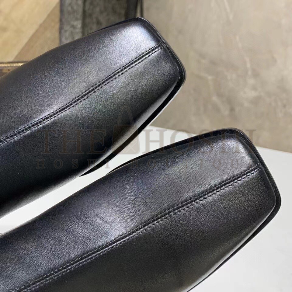 J1m*y Ch00 Bryelle 65mm Ankle Boots In Black Leather Master Quality