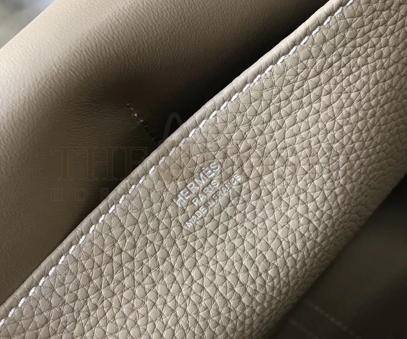 H**me5 Halzan Bag In Grey Clemence Leather Master Quality