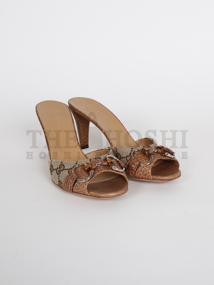 Gvc*1 G2 Canvas Bamboo Horsebit Sandals Master Quality