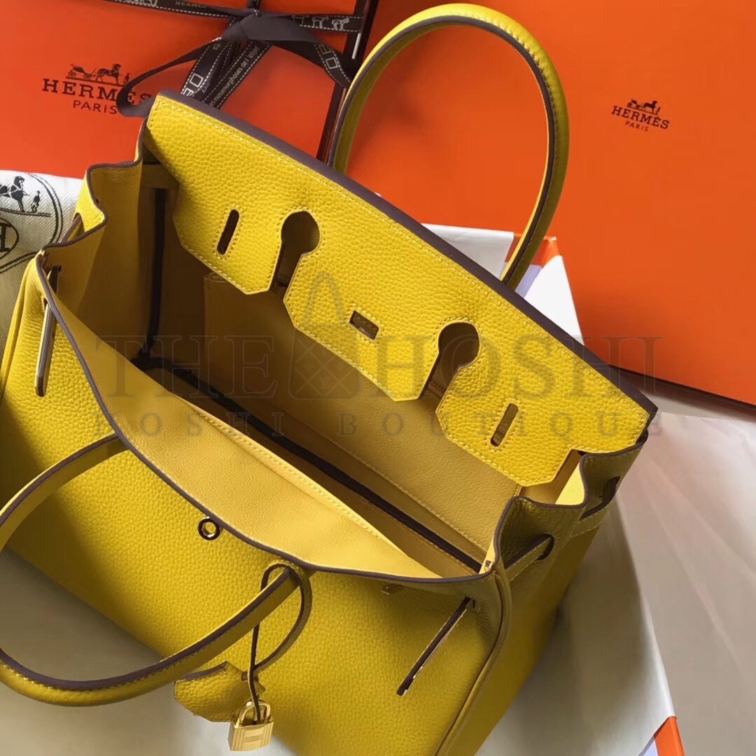 H**me5 Yellow Clemence Birkin 30cm Bag Master Quality