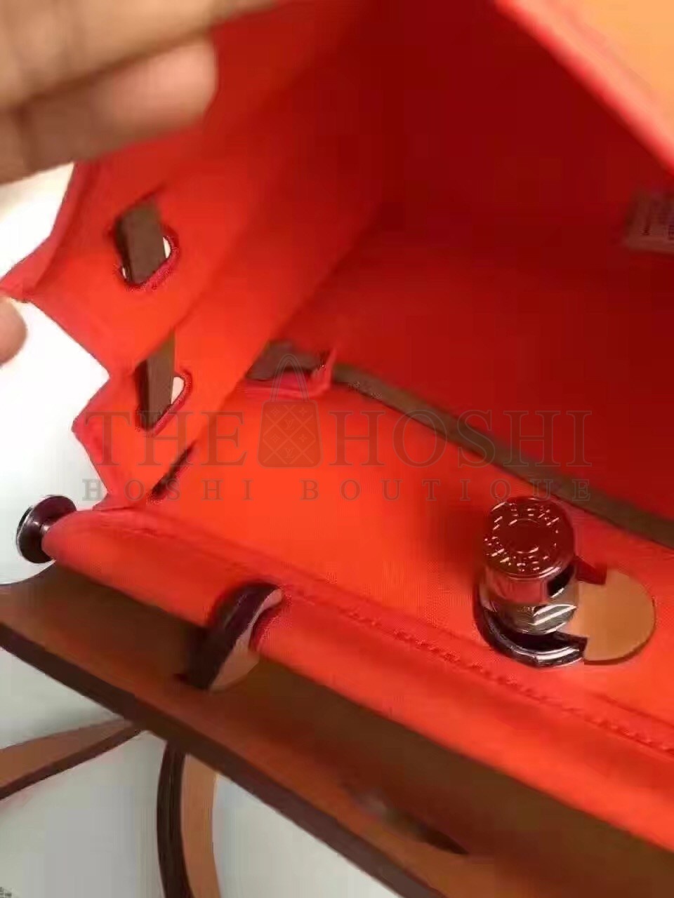 H**me5 Herbag Zip PM 31cm Bag In Orange Canvas Master Quality
