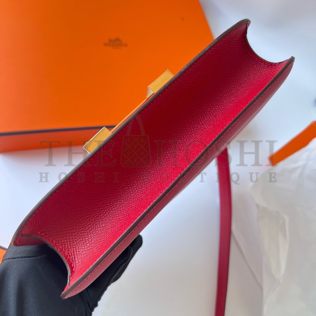 H**me5 Constance 1-24 Mirror Bag In Red Epsom Calfskin Master Quality