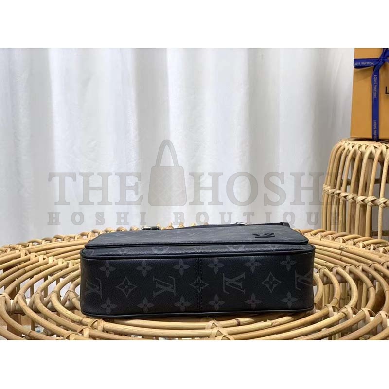 L0vis Vvtt0n LV Men District PM Bag in Monogramme Eclipse Coated Canvas Master Quality